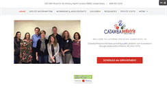 Desktop Screenshot of catawbapediatrics.net