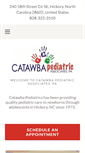 Mobile Screenshot of catawbapediatrics.net